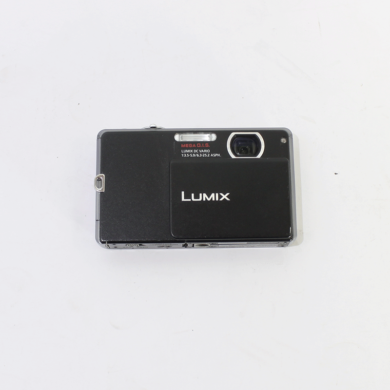 JUNK Panasonic コンパクトデジタルカメラ (LUMIX DMC-FP1) ※液晶モニタキズ？有り、内蔵バッテリーキズ有り-thumbmail-1