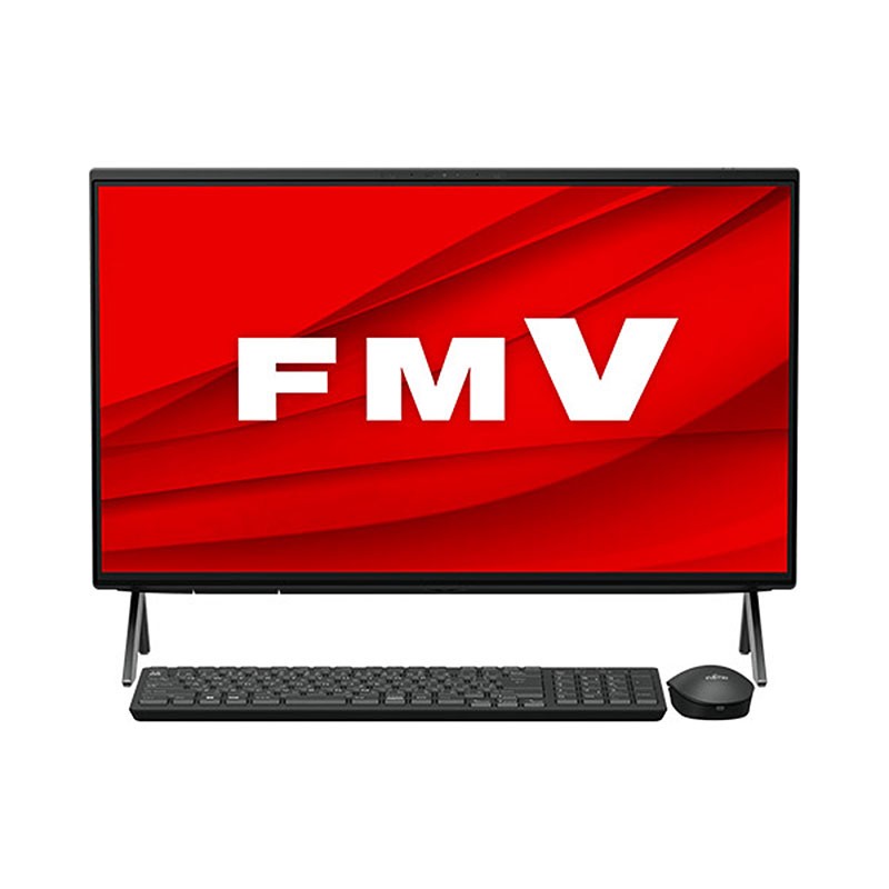 デスクトップ PC 富士通 23.8インチ フルHD 液晶一体型 ESPRIMO WF1/H3 FMVFH05001 Celeron 7305 メモリ8GB SSD512GB 無線LAN Webカメラ Windows11 Home リファビッシュ パソコン 2023年モデル