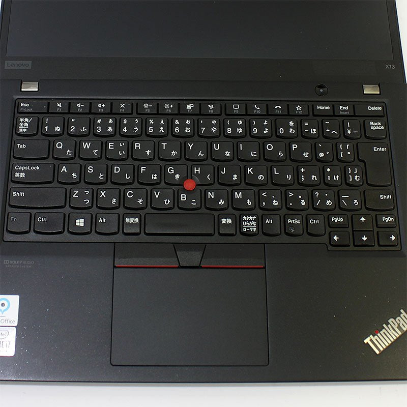 ノートパソコン Lenovo 13.3型 フルHD ThinkPad X13 Gen1 20T3-S60E00 Core i7-10510U メモリ16GB SSD256GB Webカメラ 無線LAN Windows11 Pro 良品中古 モバイル PC 2020年モデル-thumbmail-3
