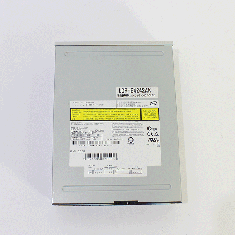 JUNK Logitec 内蔵型DVD±R/RWドライブ5インチIDE接続 (LDR-E4242AK)-thumbmail-3