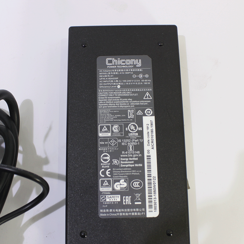 JUNK Chicony 180W ACアダプタ (A15-180P1A)-thumbmail-3