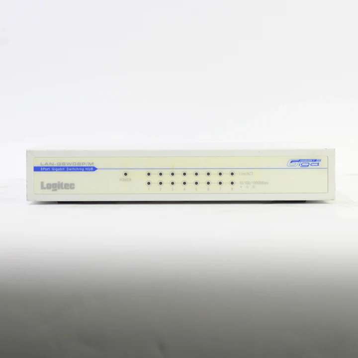 JUNK Logitec 8ポートスイッチングハブ (LAN-GSW08P/M)-thumbmail-1