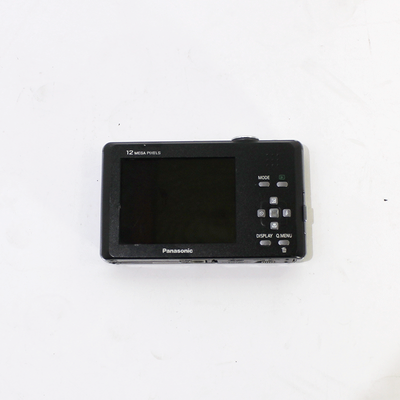 JUNK Panasonic コンパクトデジタルカメラ (LUMIX DMC-FP1) ※液晶モニタキズ？有り、内蔵バッテリーキズ有り-thumbmail-2