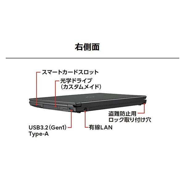 ノートパソコン 富士通 15.6型 LIFEBOOK A7513/RW FMVA0E03ED Core i7-1370P メモリ16GB SSD256GB DVD マルチ 無線LAN Webカメラ 顔認証 Windows11 Pro リファビッシュ PC 白K/B 2024年モデル